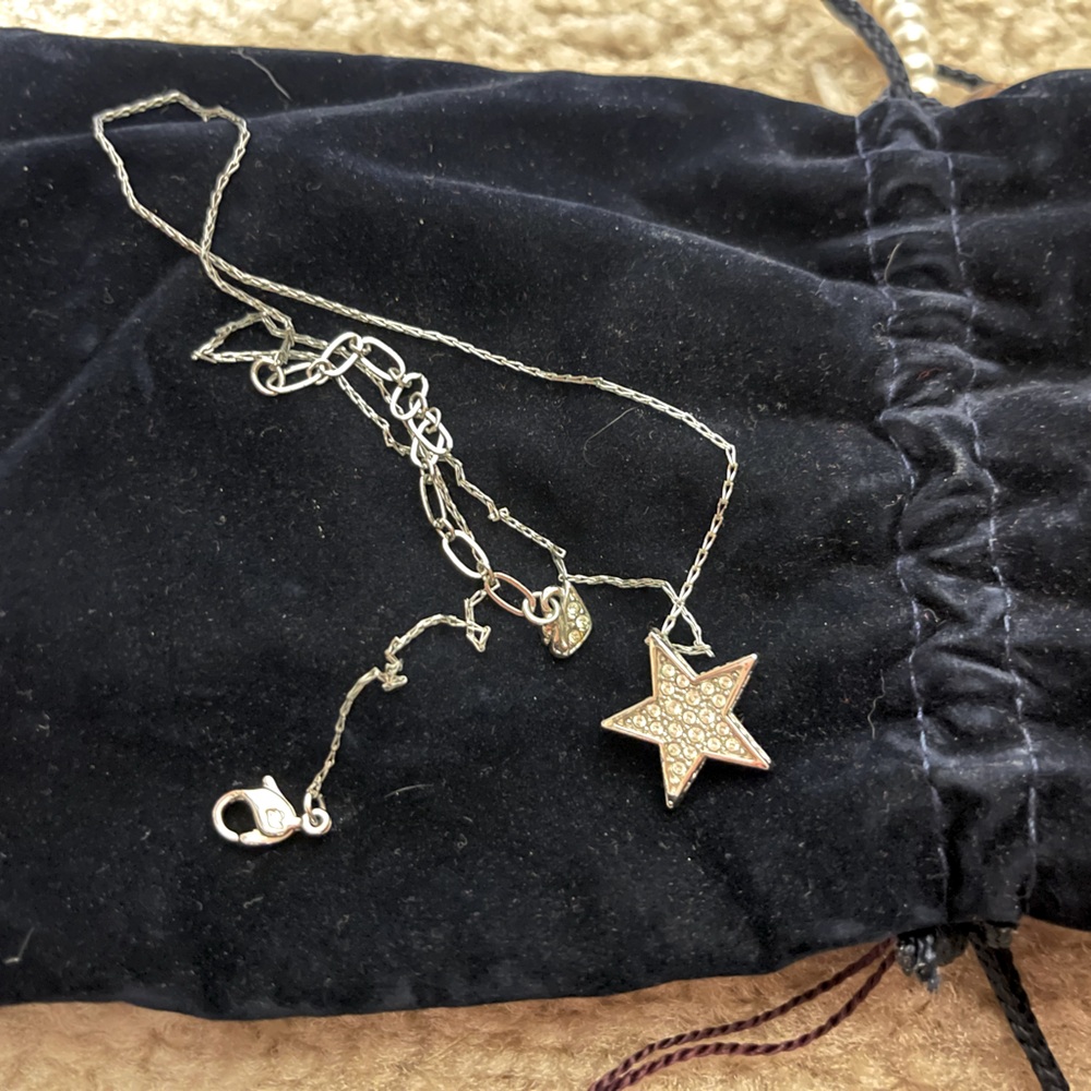 Authentic Swarovski star shaped necklace
